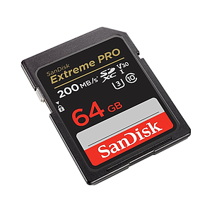 TARJETA DE MEMORIA SANDISK SD 64GB EXTREME PRO UHS-I/V30 200MB/S