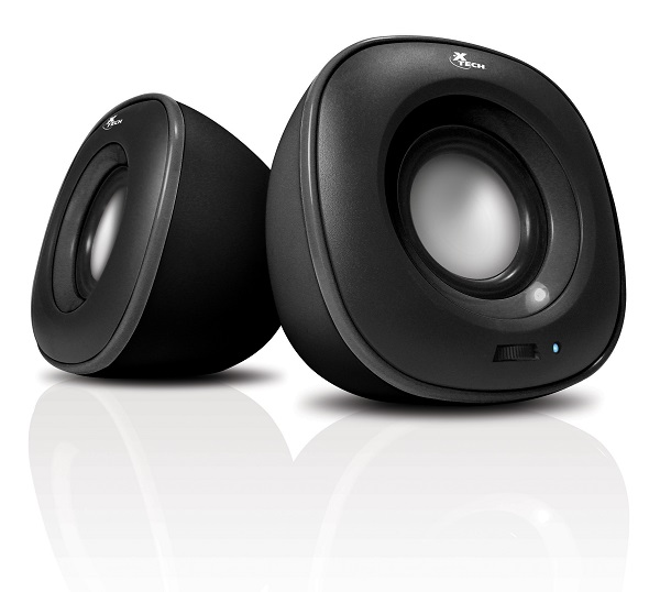 PARLANTES STEREO XTECH XTS115BK USB & JACK 3.5MM 6W