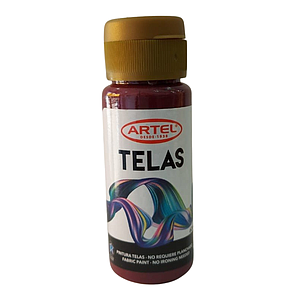 PINTURAS P/ TELAS ARTEL 60 ml BURDEO  N° 85