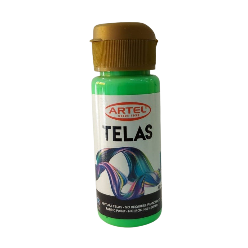 PINTURAS P/ TELAS ARTEL 60 ml NEON VERDE N° 151
