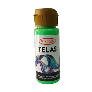 PINTURAS P/ TELAS ARTEL 60 ml NEON VERDE N° 151