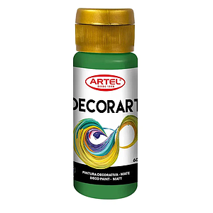 PINTURA DECORART ARTEL 60 ml VERDE MUSGO Nº 56