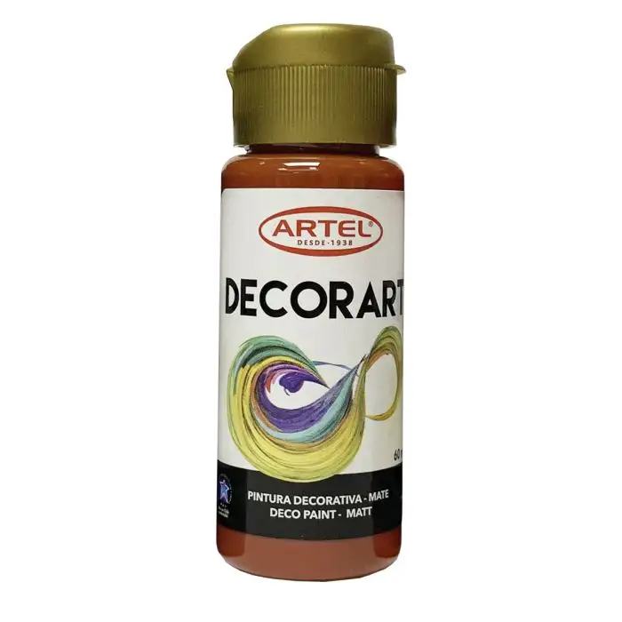 PINTURA DECORART ARTEL 60 ml ROJO INDIO Nº 65