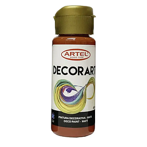 PINTURA DECORART ARTEL 60 ml ROJO INDIO Nº 65