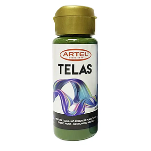 PINTURAS P/ TELAS ARTEL 60 ml VERDE OLIVA N° 56