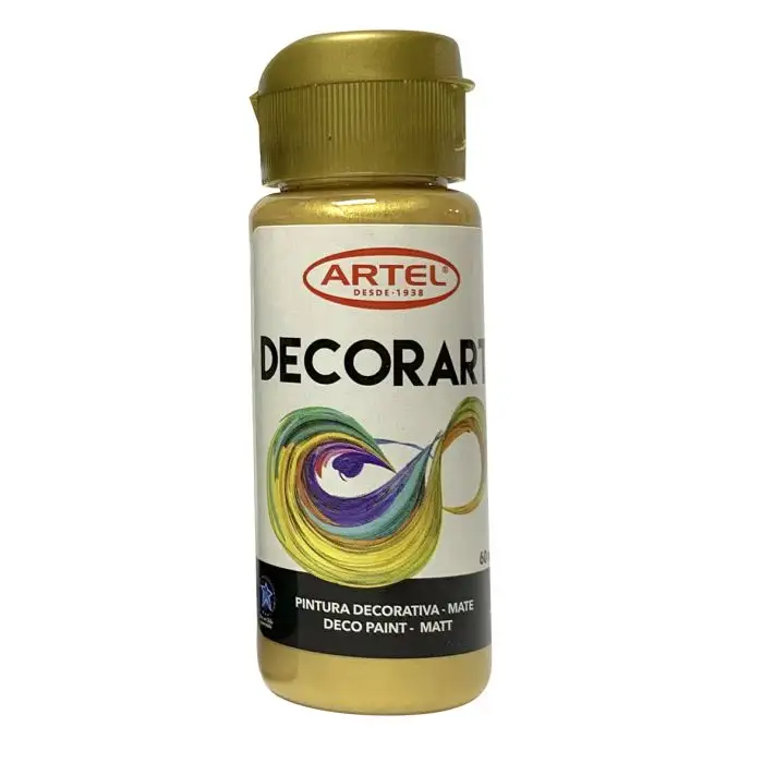 PINTURA DECORART ARTEL 60 ml ORO BRILLANTE Nº 91