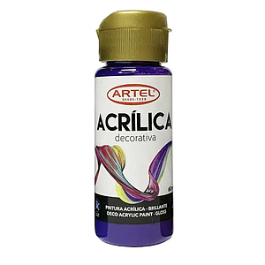 PINTURA ACRILICA ARTEL 60ml DECO VIOLETA N° 480