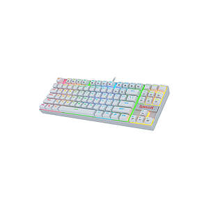 TECLADO MECANICO REDRAGON GAMING KUMARA WHITE RGB K552W-RGB
