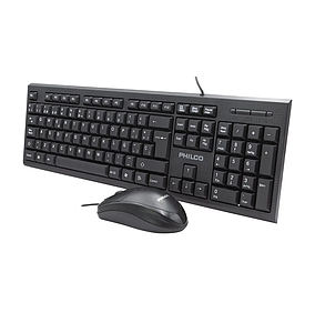 KIT TECLADO Y MOUSE PHILCO ALAMBRICO K4500
