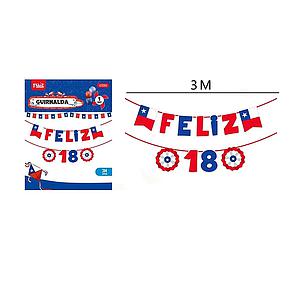 GUIRNALDA FIESTAS PATRIAS FELIZ 18 3MT. FELIZ GROUP(420084)