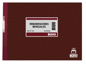 LIBRO REMUNERACION MENSUAL BUHO (ART-140)