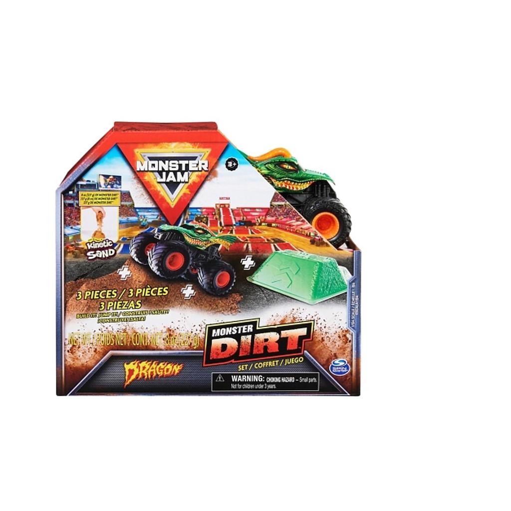 MONSTER JAM SET VEH + KINETIC SAND 1:64 +3a. IMEXP. (COD.6065106)