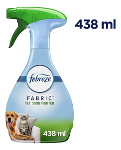 DESODORANTE DE TELAS FEBREZE  438 ml. MASCOTAS