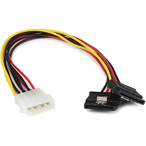 CABLE DIVISOR STARTECH MOLEX A 2 SATA NORMAL PYO2LP4LSATA 30 CM