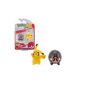 FIGURA DE BATALLA POCKEMON LECHONK/PIKACHU +4a. IMEXP. (COD.PKW3566)