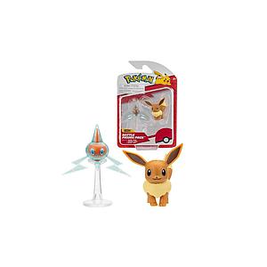 FIGURA DE BATALLA POCKEMON ROTOM/EEVEE +4a. IMEXP. (COD.PKW3567)