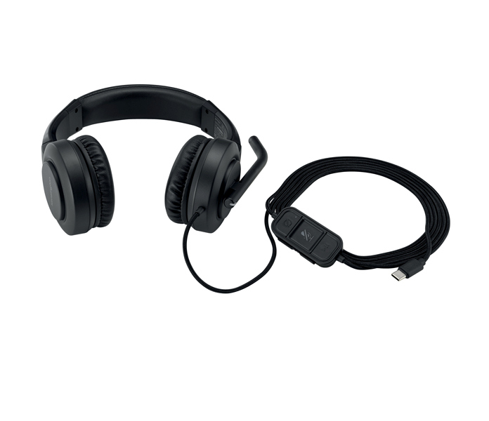 AUDIFONOS KENSINGTON PRO H1000 C/MICROFONO CON CANCELACION DE RUIDO USB-C NEGRO K83450WW