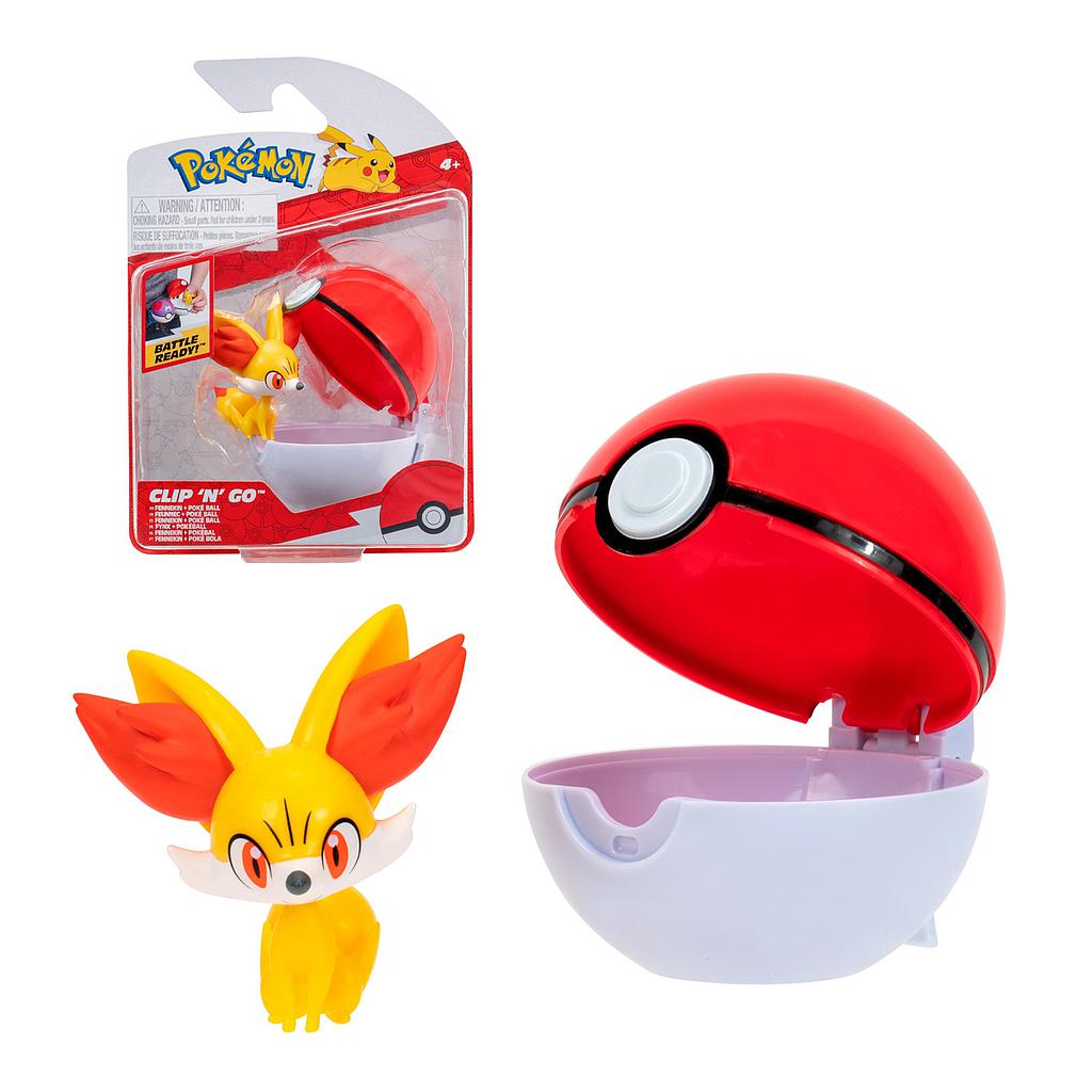 FIGURA POKEMON POKEBOLA FENNEKIN +4a. IMEXP. (COD.PKW3132)