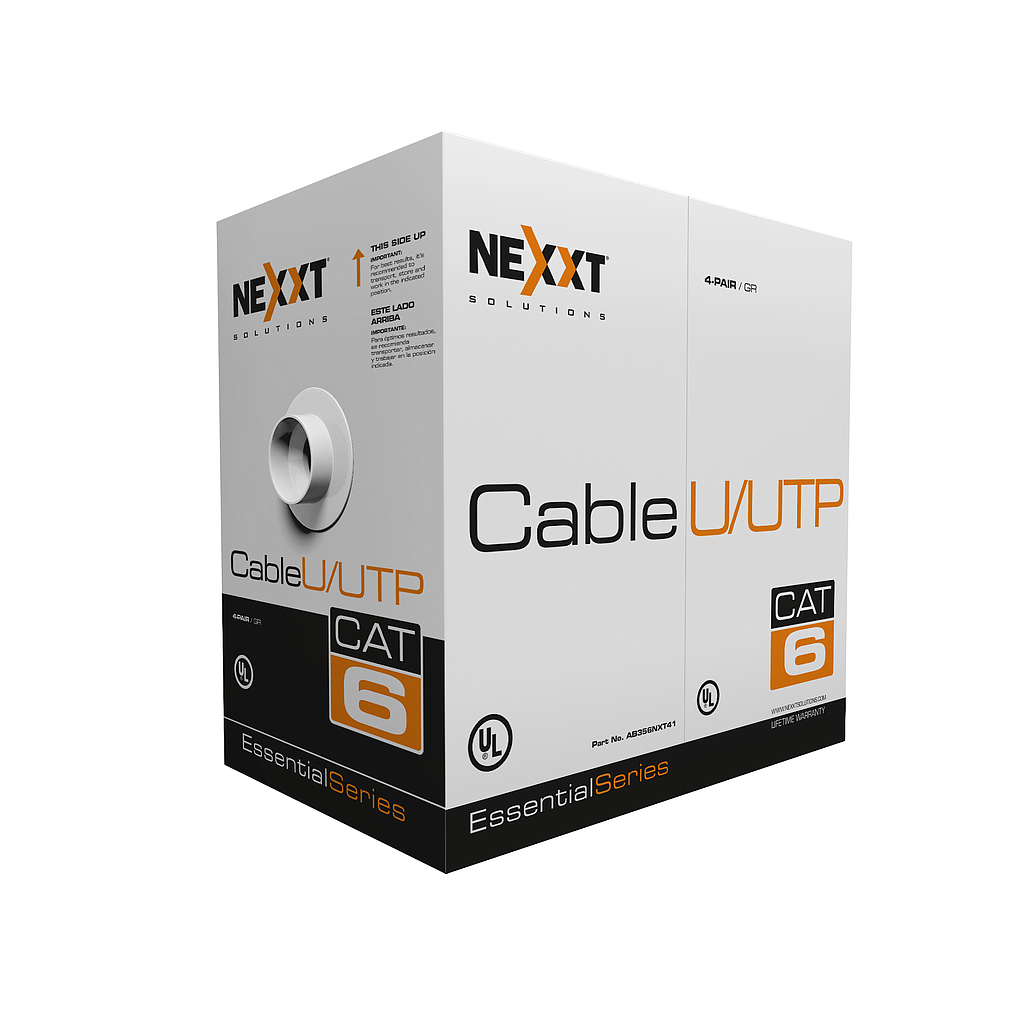 CAJA CABLE RED NEXXT GRIS CAT6 X 100 mts AB356NXT41