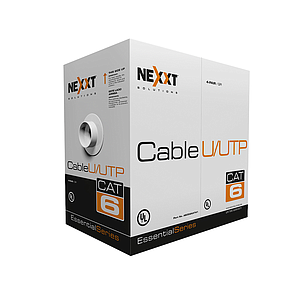CAJA CABLE RED NEXXT GRIS CAT6 X 100 mts AB356NXT41