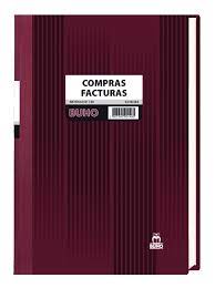 LIBRO COMPRAS FACTURAS I.V.A BUHO ( ART-149 )