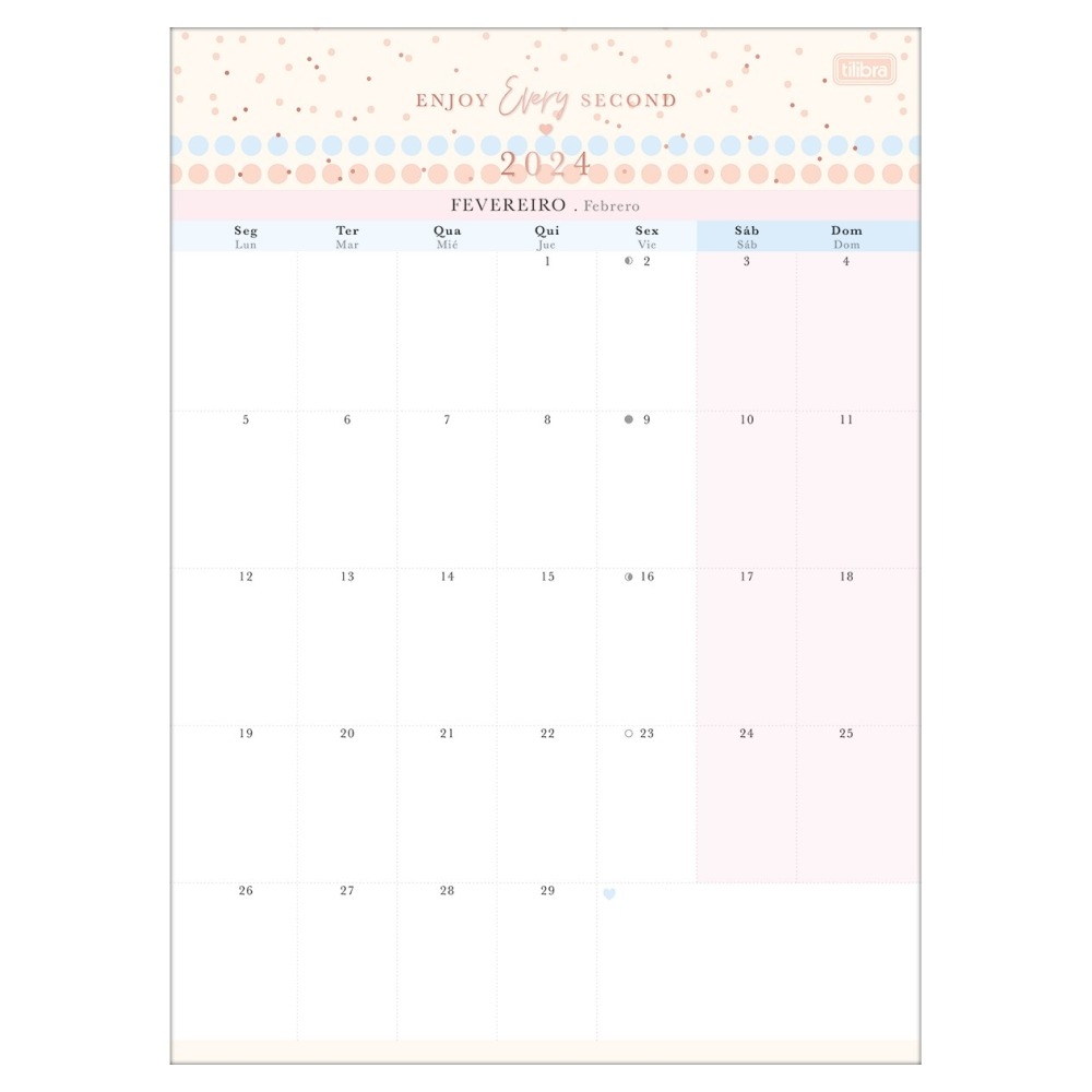 CALENDARIO TILIBRA PLANNER 2025 SOHO MENSUAL