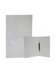 CARPETA PLASTIFICADA C/ACCO CLIP COLOR BLANCO