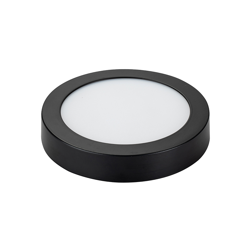 PANEL LED SOBREPUESTO REDONDO NEGRO VELL.MAX AVC A-DL-2312R 12W 6500K L/FRIA 