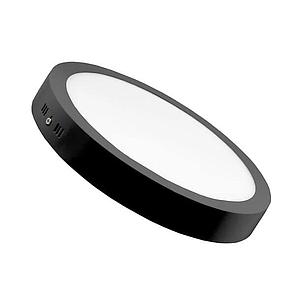 PANEL LED SOBREPUESTO REDONDO NEGRO VELL.MAX AVC A-DL-2324R 24W 6500K L/FRIA