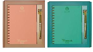 SET PLANNER ASCOTT + BOLIGRAFO NEGRO 15 X 21 CMS. NO FECHADO