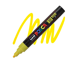 MARCADOR POSCA PC-5M AMARILLO 1.8 - 2.5 MM