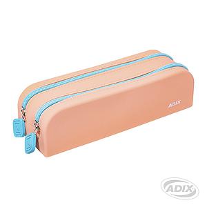 ESTUCHE ESCOLAR ADIX SILICONA COLOR DAMASCO (A503230)