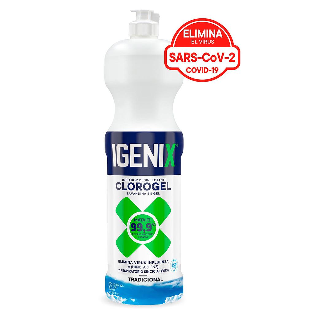 LIMPIADOR IGENIX VIRGINIA CLOROGEL 900 ml TRADICIONAL ( CA )