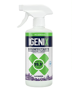 DESINFECTANTE AMONIO CUATERNARIO IGENIX GATILLO LAVANDA 500ml  ( LA )