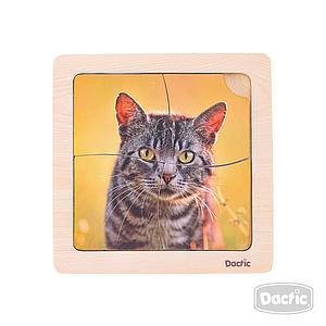 PUZZLE DACTIC MADERA GATO (D302052)