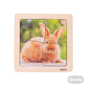 PUZZLE DACTIC MADERA CONEJO (D302054)