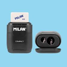 GOMA + SACAPUNTA DOBLE MILAN COMPACT SHADOW COLOR NEGRO