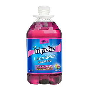 LIMPIADOR DESINFECTANTE IMPEKE FLORAL 4 LITROS