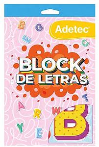 BLOCK DE LETRAS ADETEC (Cod.844)