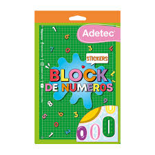 BLOCK DE NUMEROS ADETEC (Cod.845)