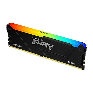 MEMORIA RAM KINGSTON 16GB 3200MHZ DDR4 DIMM RGB FURY BEAST BLACK