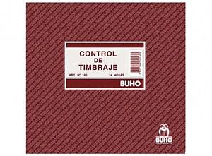 LIBRO CONTROL DETIMBRAJE BUHO (ART-165)