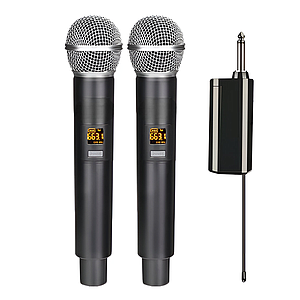 KIT MICROFONOS INALAMBRICOS PHILCO UHF WM314