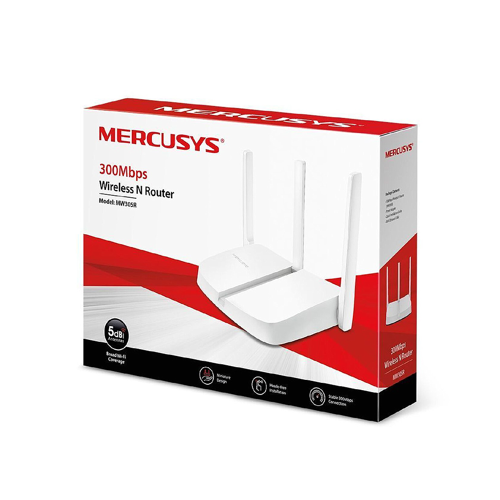 ROUTER INALAMBRICO MERCUSYS MW306R 300Mbps MULTIMODO 