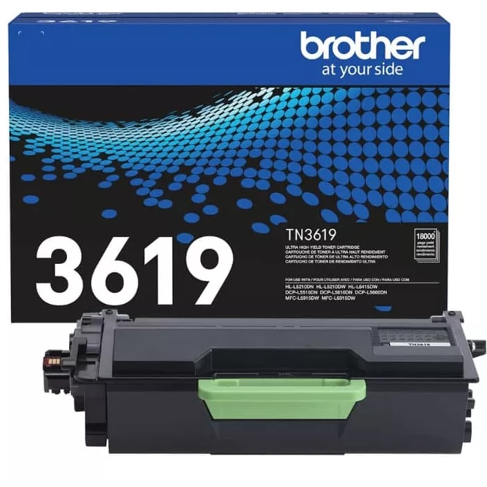 TONER BROTHER TN-3619 RINDE 18.000 PAG.