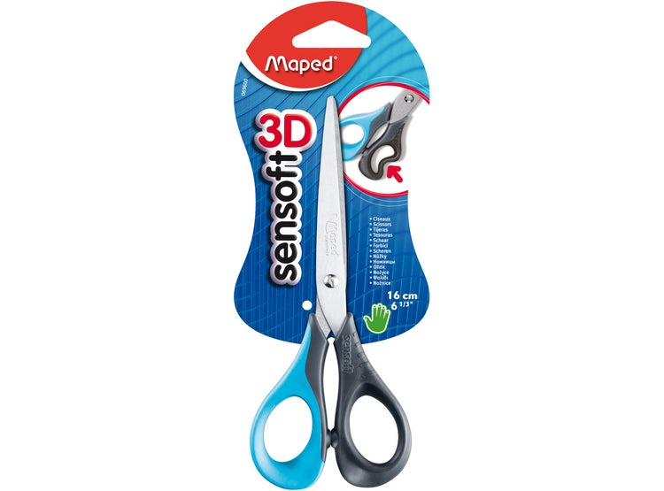 TIJERA MAPED SENSOFT 3D 16CM