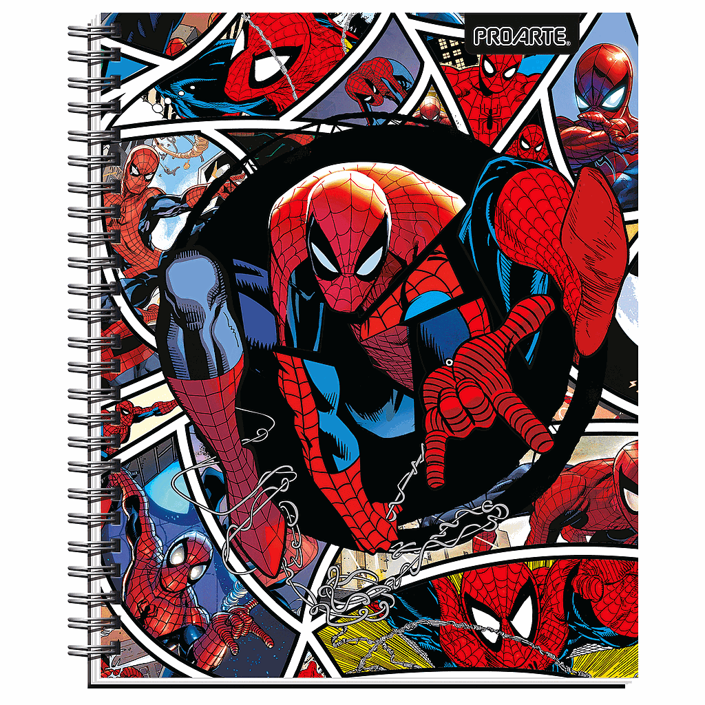 CUADERNO PROARTE UNIV. 7mm 100 Hjs TED/ ED SPIDERMAN 