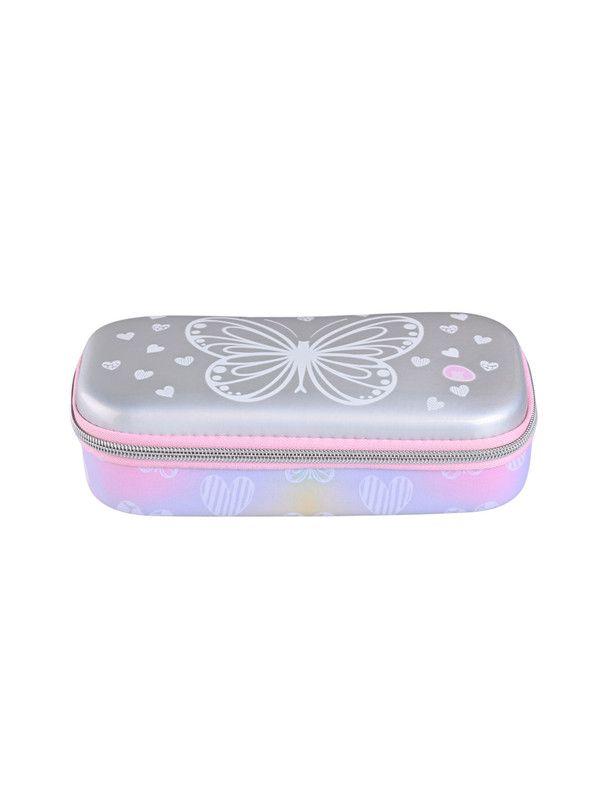 ESTUCHE ESCOLAR TORRE TRENTO - BUTTERFLY HEART 1 CIERRE