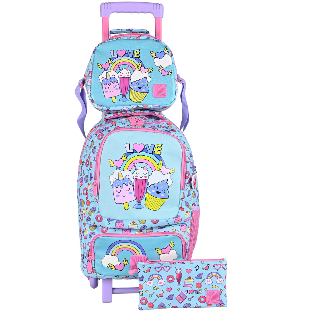 MOCHILA TORRE INFINITY PACK MINT PARTY C/RUEDAS 34LTS