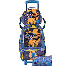 MOCHILA TORRE INFINITY PACK T-REX C/RUEDAS 34LTS